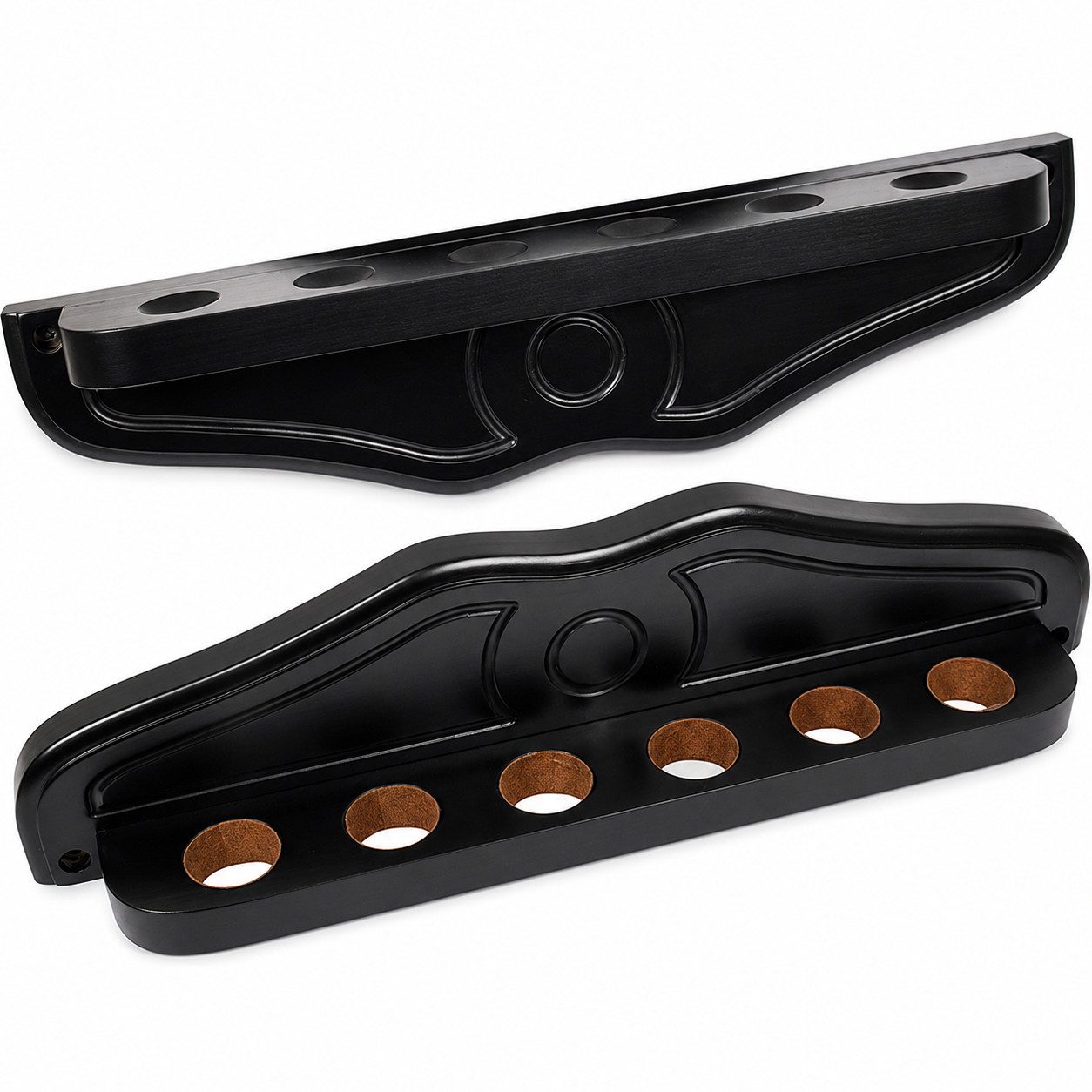 John West Billardqueue John West Queue Wandhalter Deluxe Schwarz für 6 Queues
