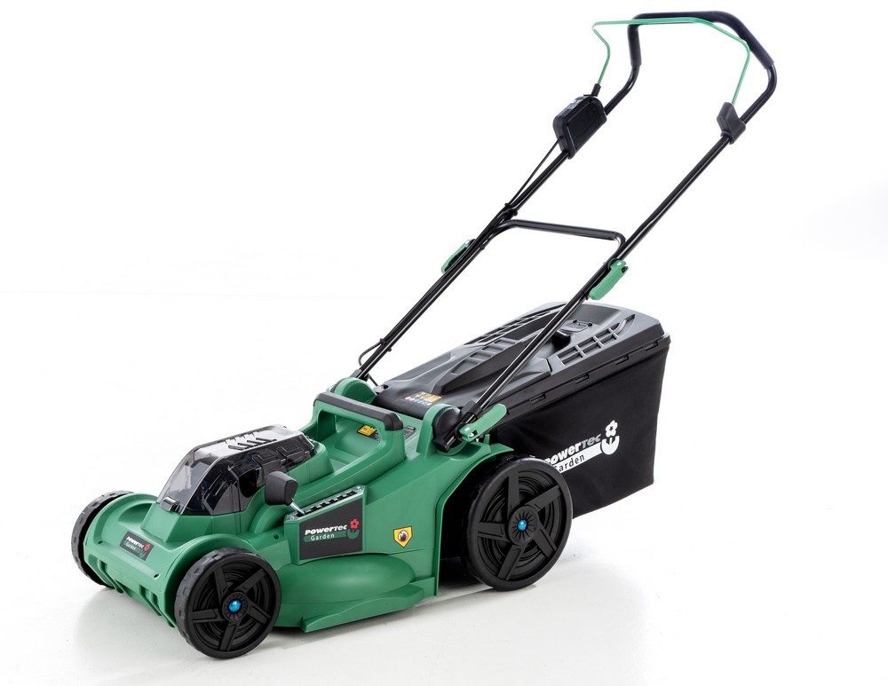 Powertec Garden Akkurasenmäher Akku-Rasenmäher mit 43 günstig online kaufen