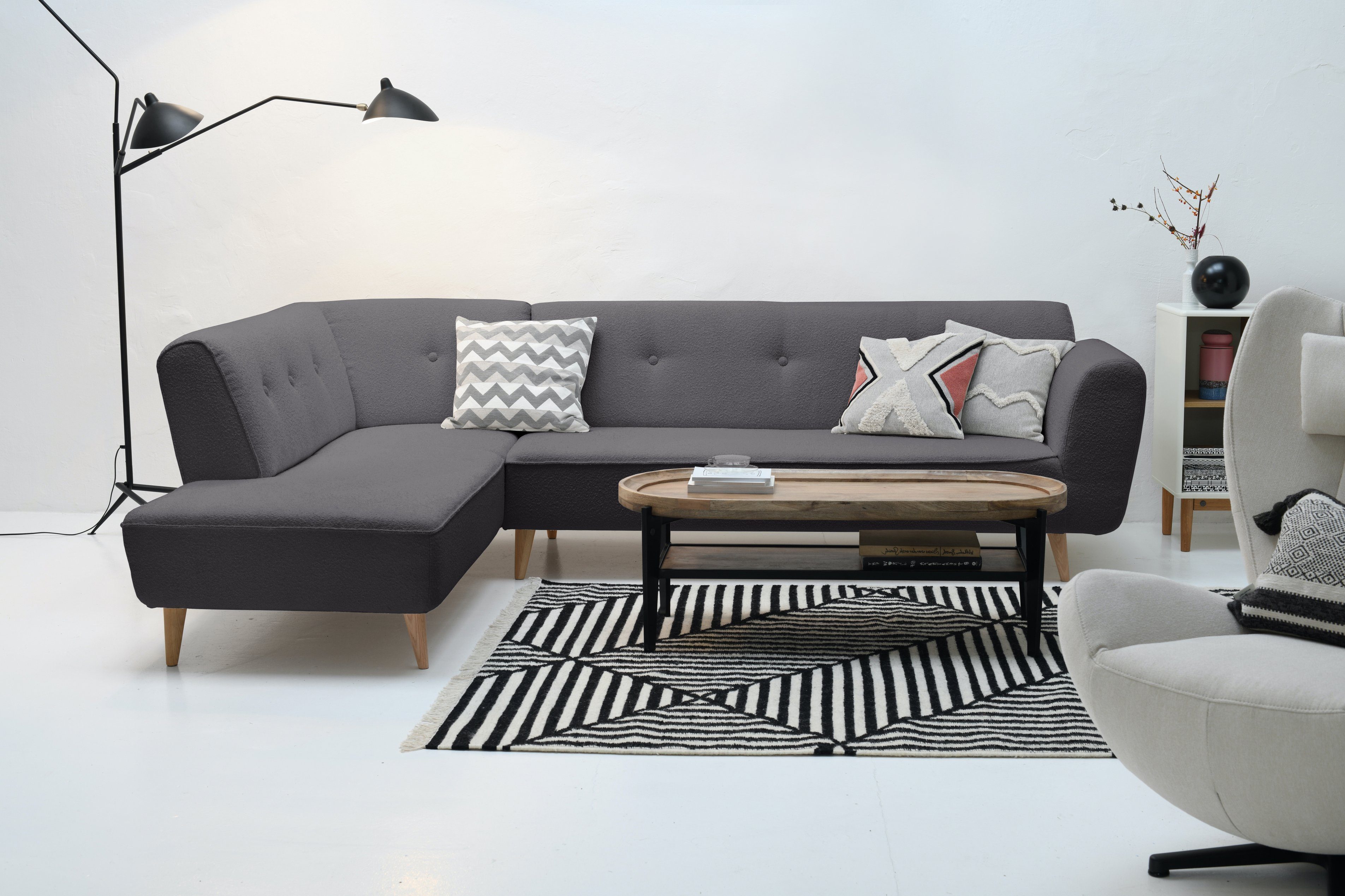 Breite fog TAILOR Wave TOM SCO Tiefe New 261 cm cm, 89 Ecksofa Chic, HOME 181