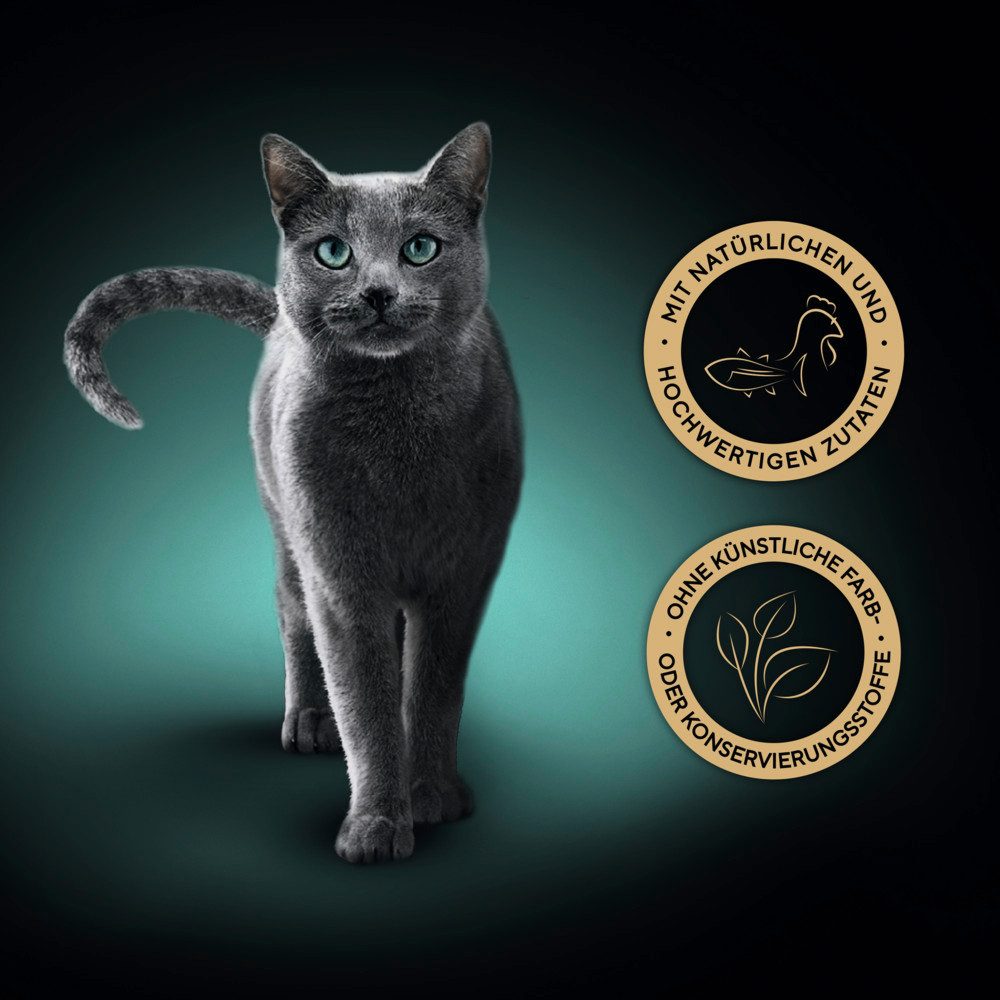 Sheba SHEBA® Schale Filets Huhn mit nachhaltigem Thunfisch 16 x 60g, Nassfutter für: Katze