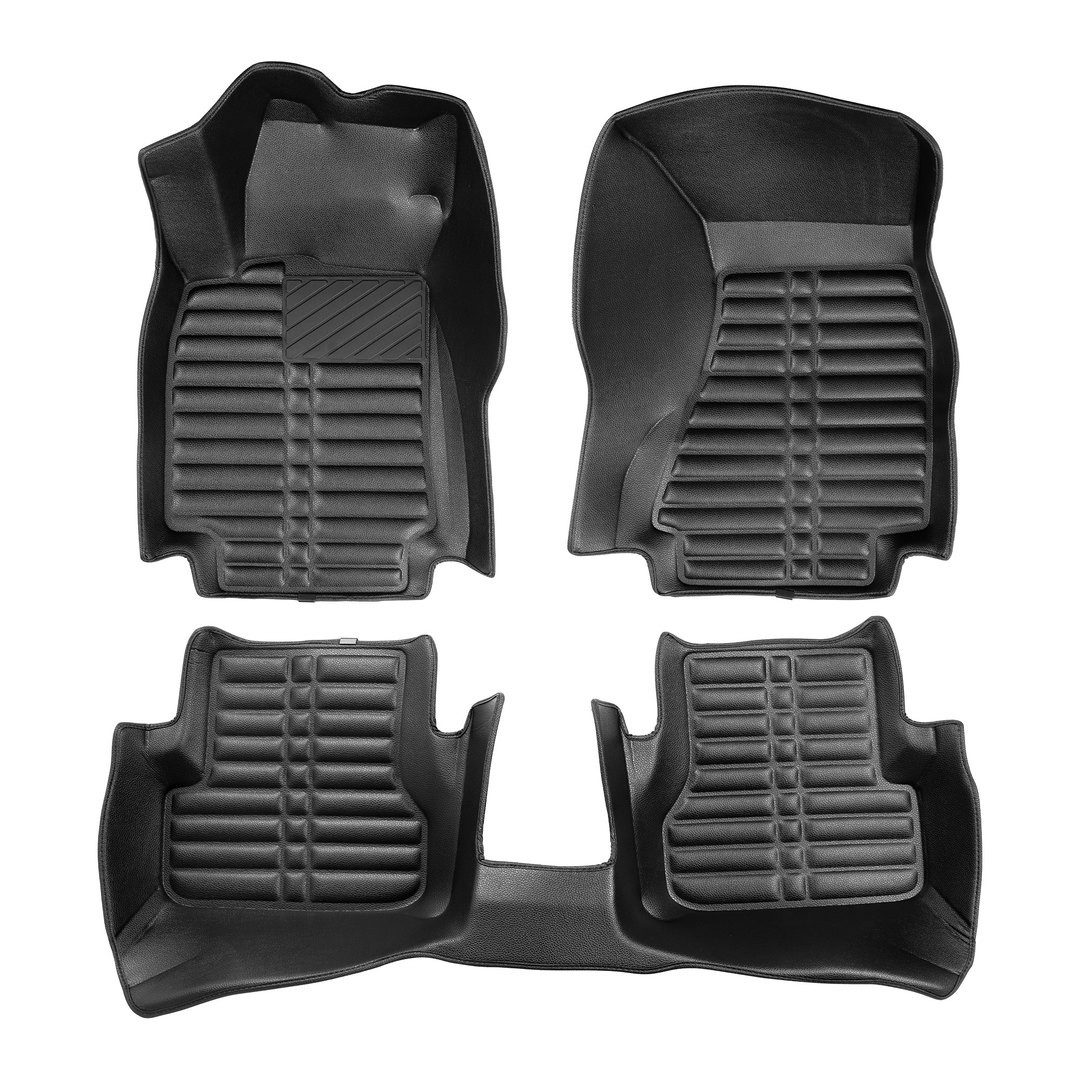 fussmattenprofi.com Auto-Fußmatte 5D Premium Auto Fussmatten für Audi A6 (C7) 2011-2018 (1 St), für Audi Audi A6