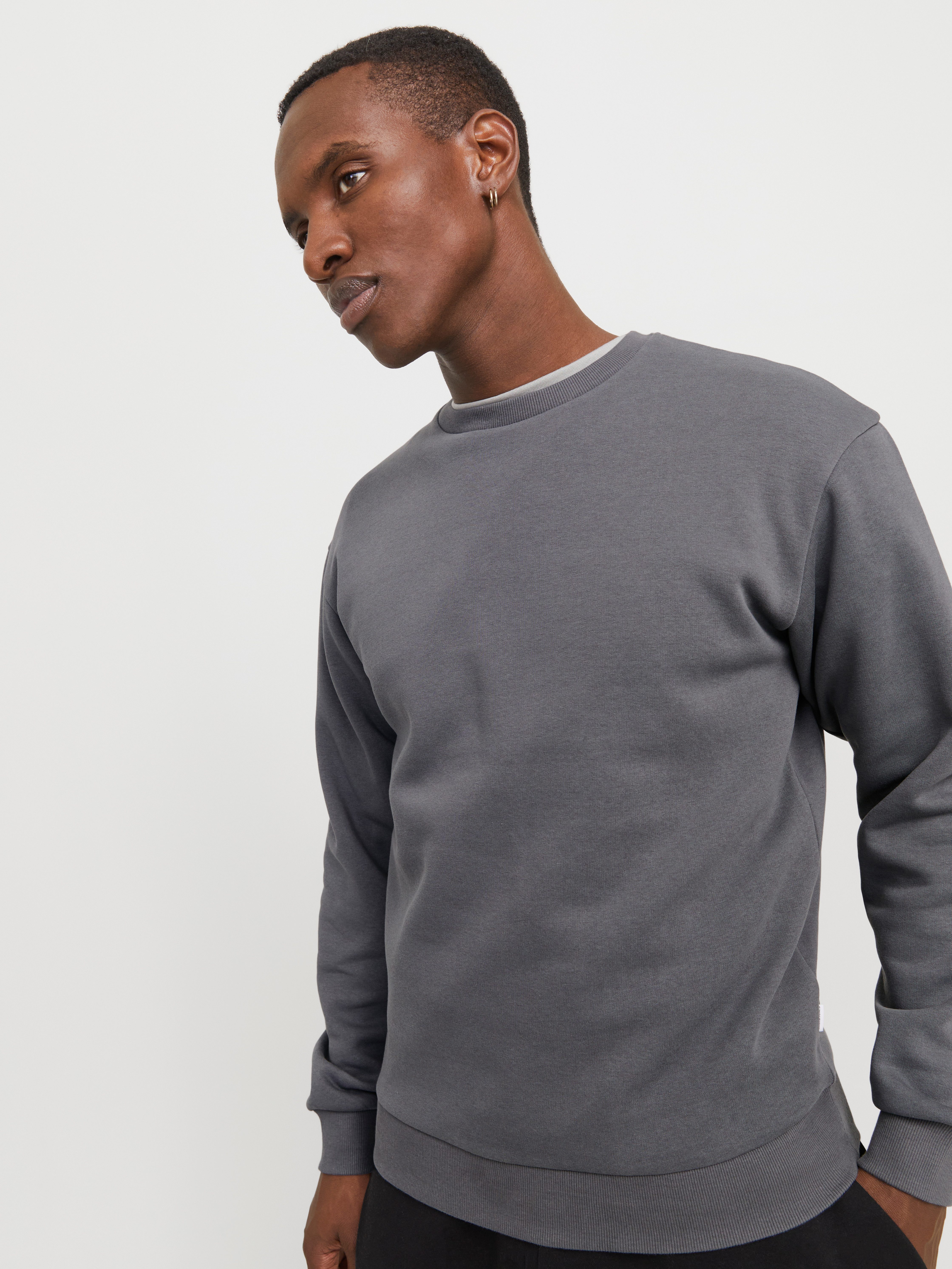 Jack & Jones Sweatshirt JJEBRADLEY mit Rippbündchen für Alltag und Freizeit günstig online kaufen