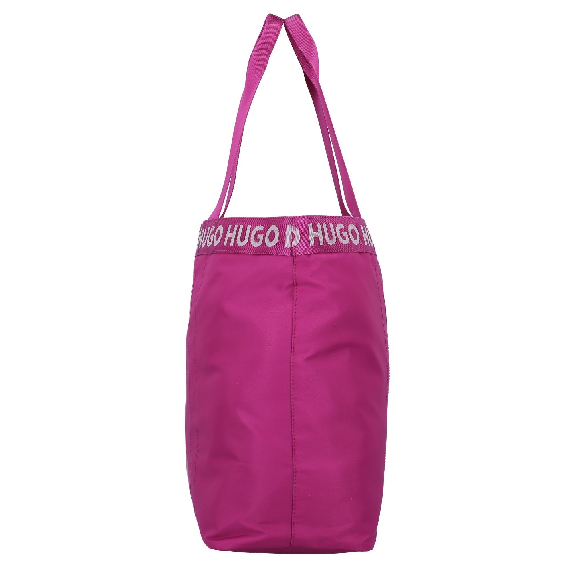 HUGO Shopper, Polyester dark pink