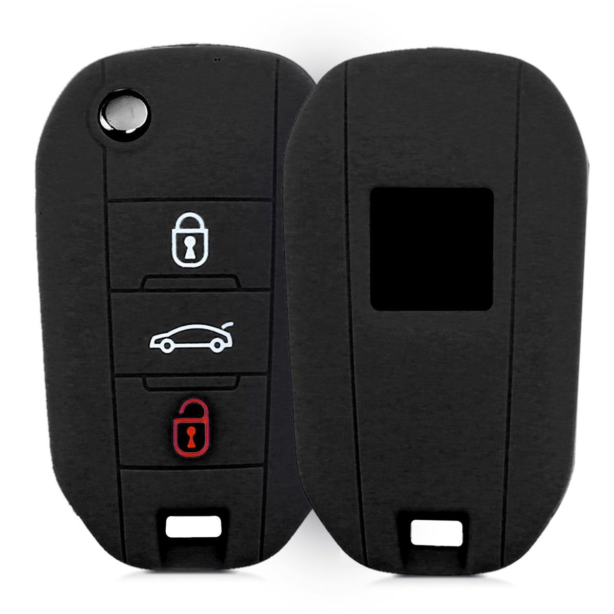 Schlüsseltasche Autoschlüssel Silikon Hülle für Peugeot Citroen
