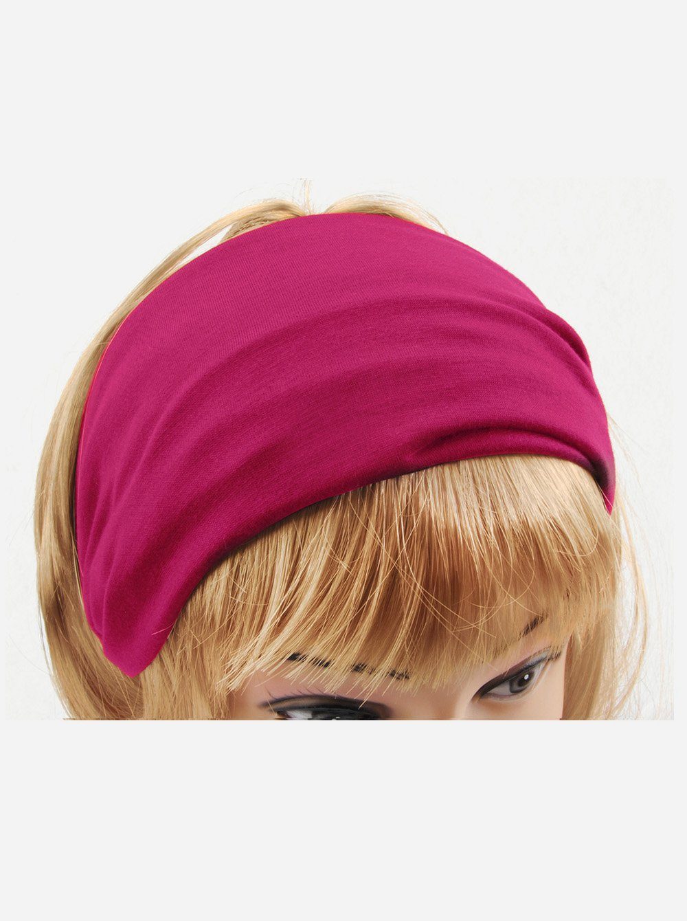 axy Haarband Damen Haarband Kopfband, Stirnband für Yoga und Sport Hairband Rosa