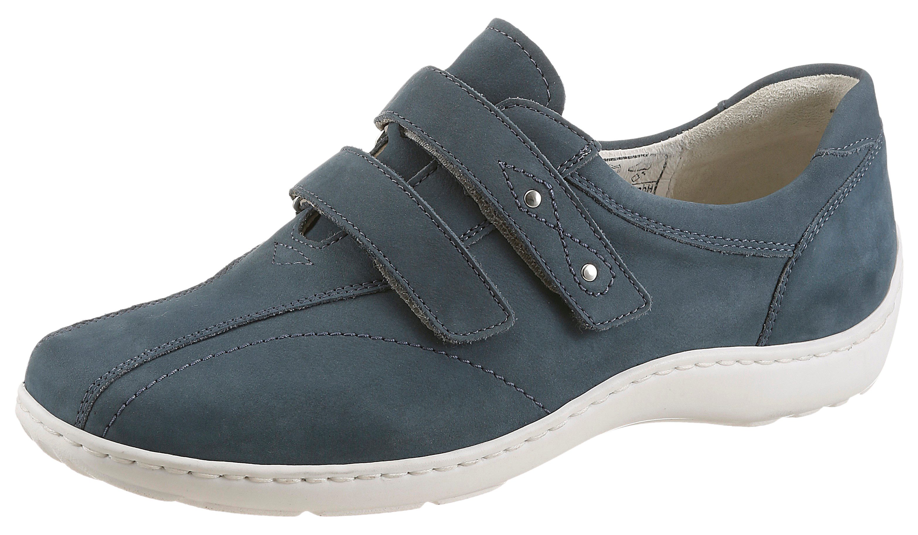 Waldläufer HENNI Klettschuh Komfortschuh, Freizeitschuh, Halbschuh mit Nieten und H-Weite