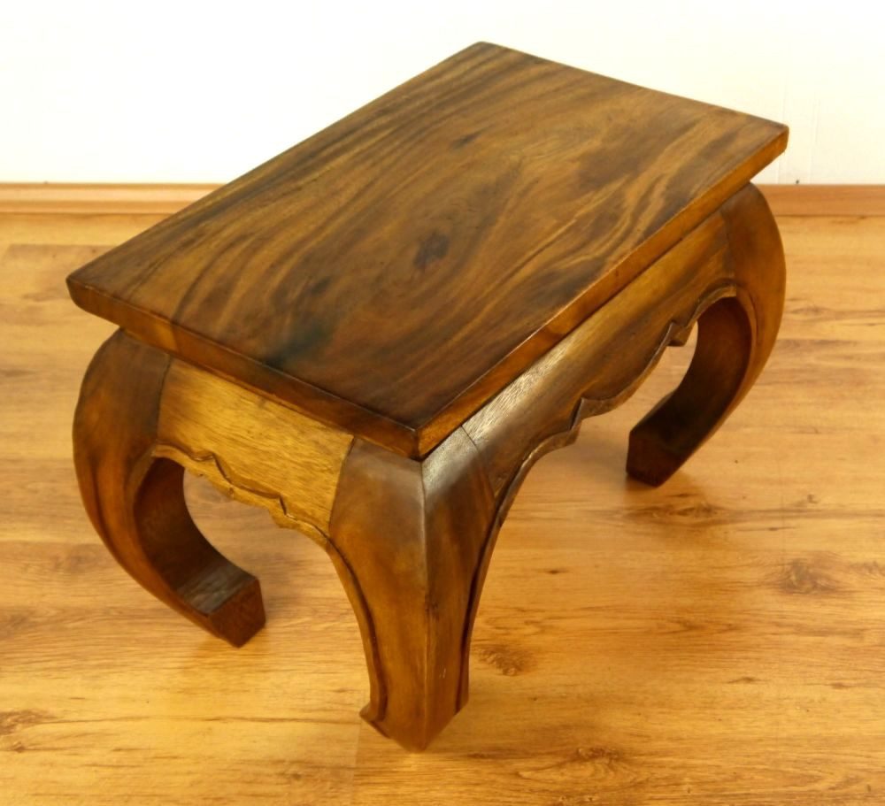 livasia Opiumtisch livasia Opiumtisch, Couchtisch, Beistelltisch Akazie 58x38x41cm