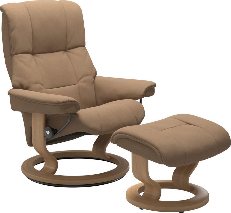 Stressless® Relaxsessel Mayfair (Set, Relaxsessel mit Hocker), mit Hocker, mit  Classic Base, Größe S, M & L, Gestell Eiche