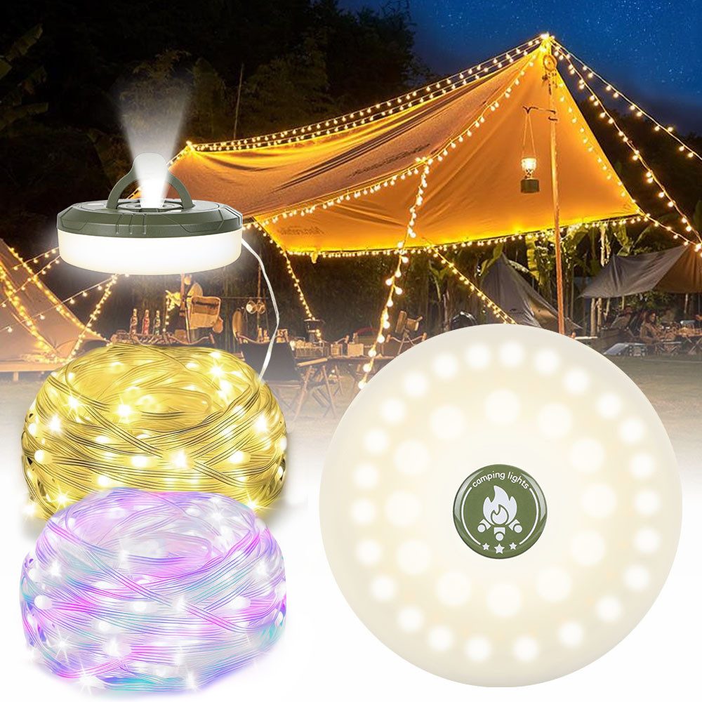 PRIISF Gartenleuchte Camping LED-Lichterkette Rollbar Tragbare günstig online kaufen