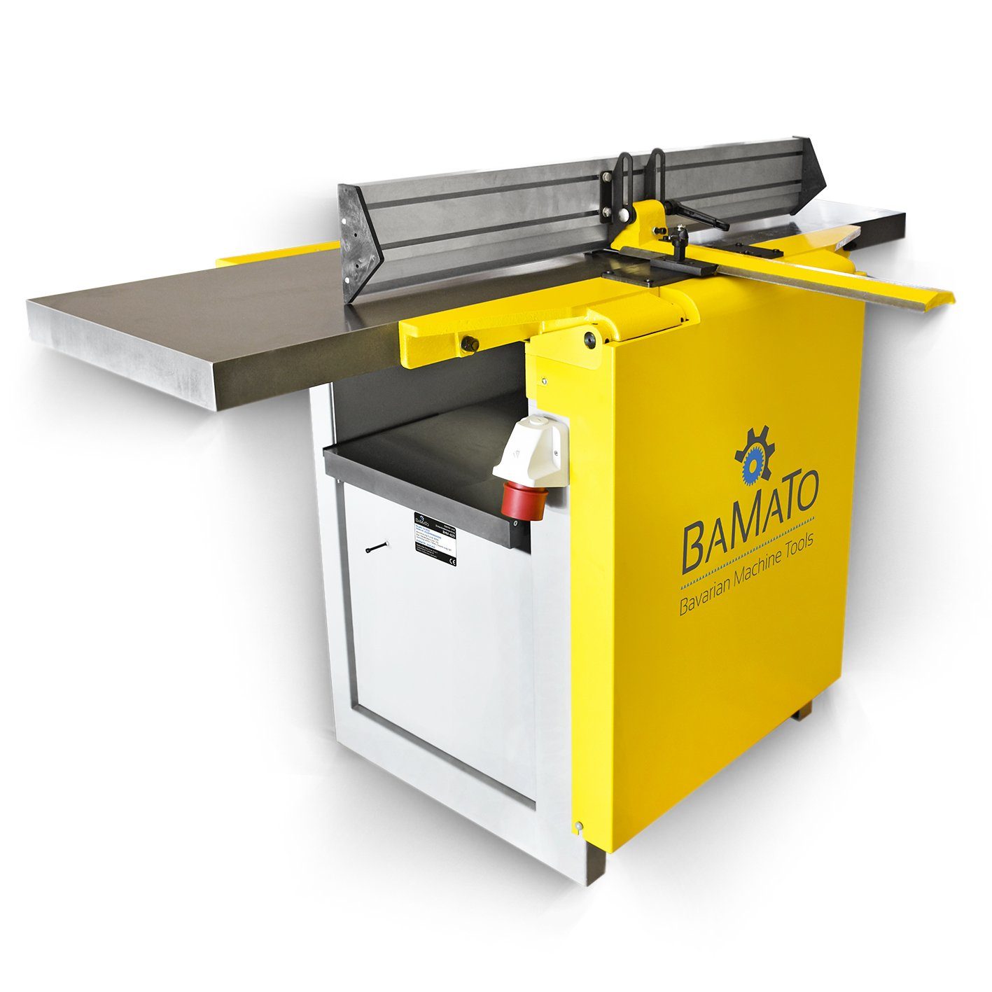 BAMATO Abricht- und Dickenhobelmaschine BHM-400, 4200 in W, Hobelbreite: 400 in mm, (1-tlg), 4 HSS-Hobelmesser, Feinjustierung, Hobelmaschine, Hobel