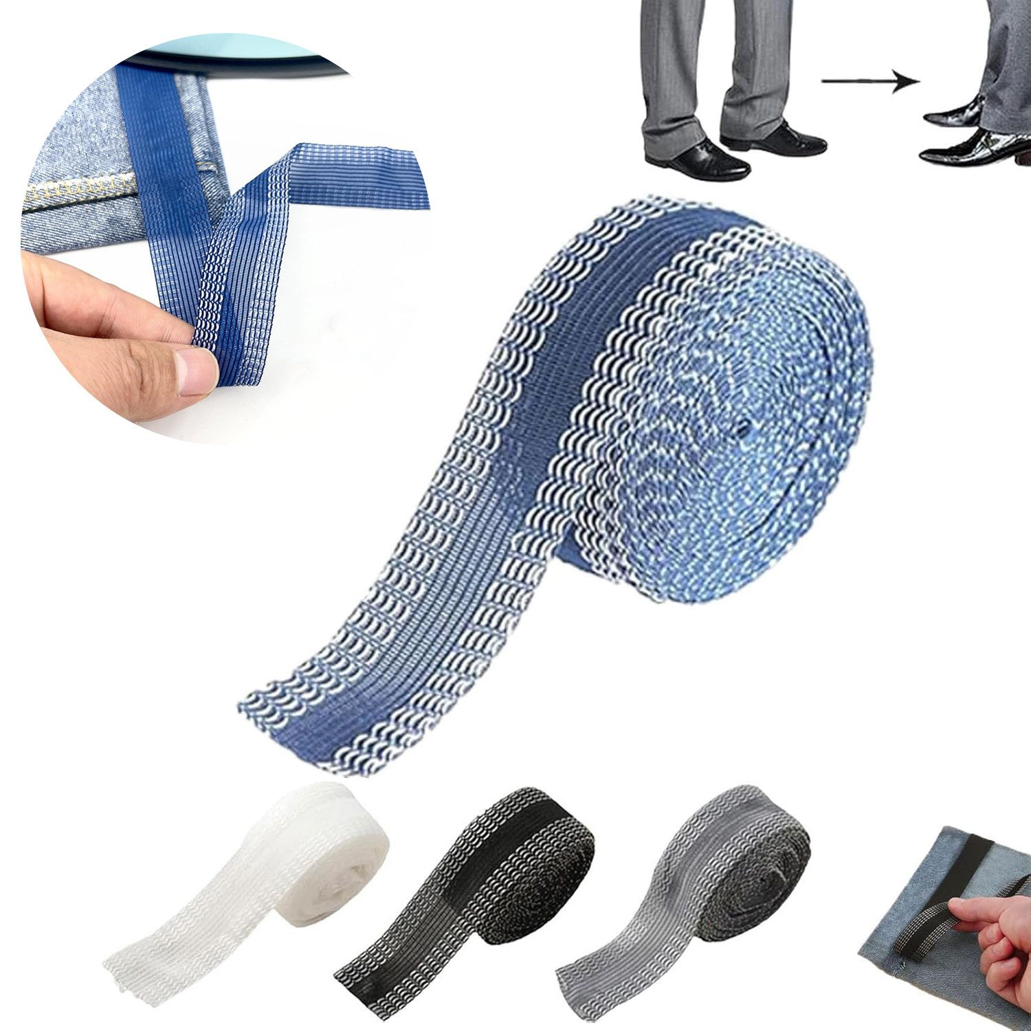 STILVORA Naht-/Verstärkungsband 4er-set Saumfixierer Nähen Nähzubehör günstig online kaufen