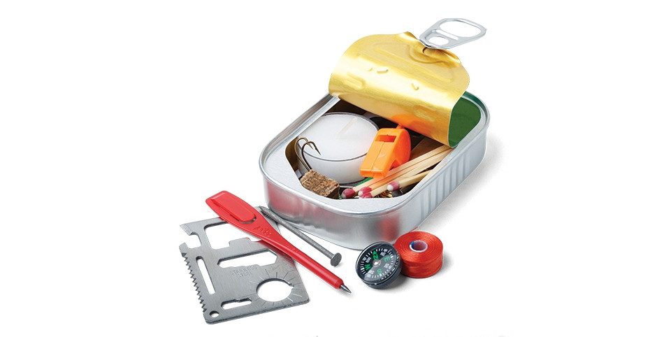 Coghlans Taschenmesser Survival 'Kit-in-a-Can'