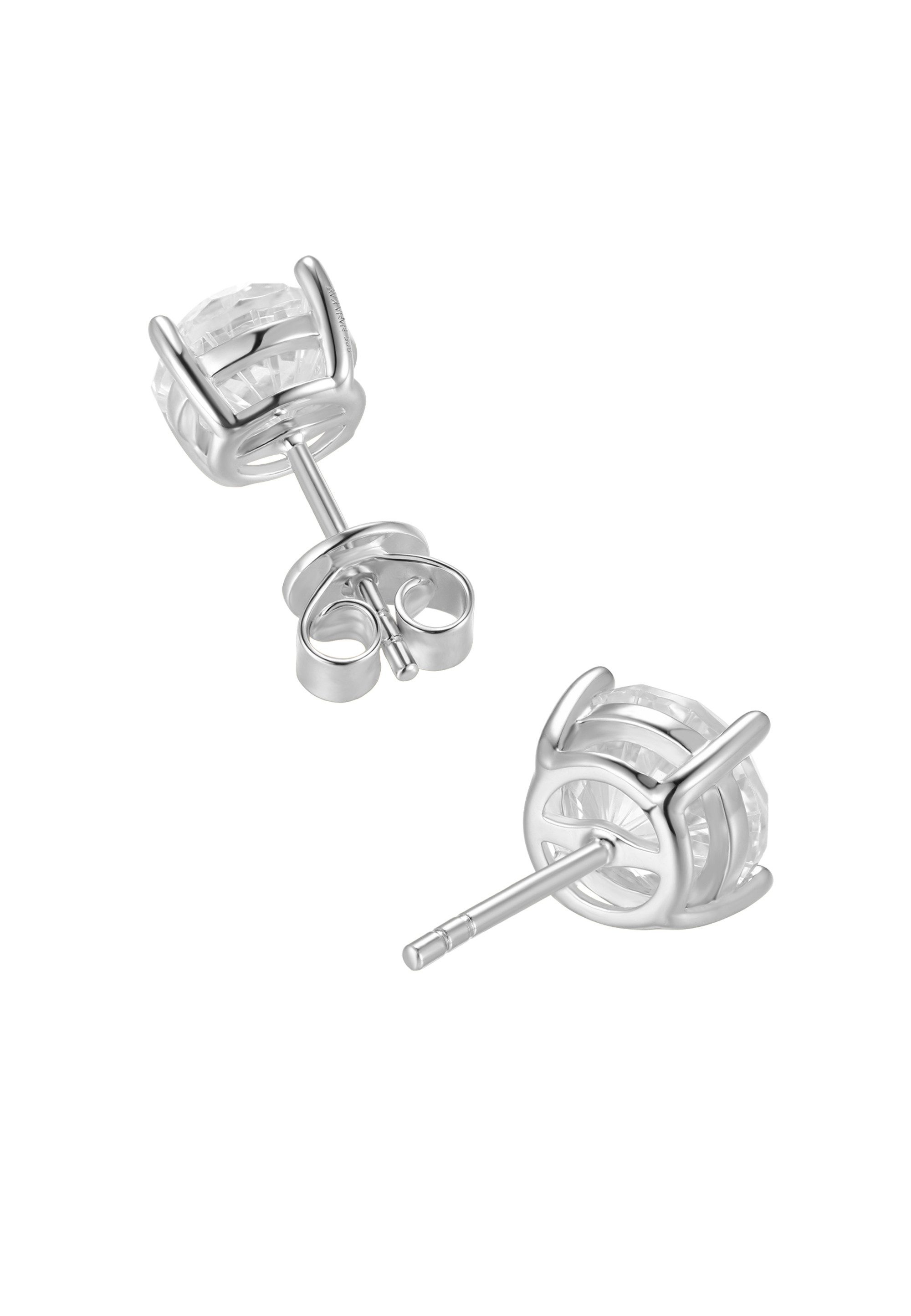 NANA KAY Paar Ohrstecker Classic Solitaire, mit wunderbarem Steinbesatz