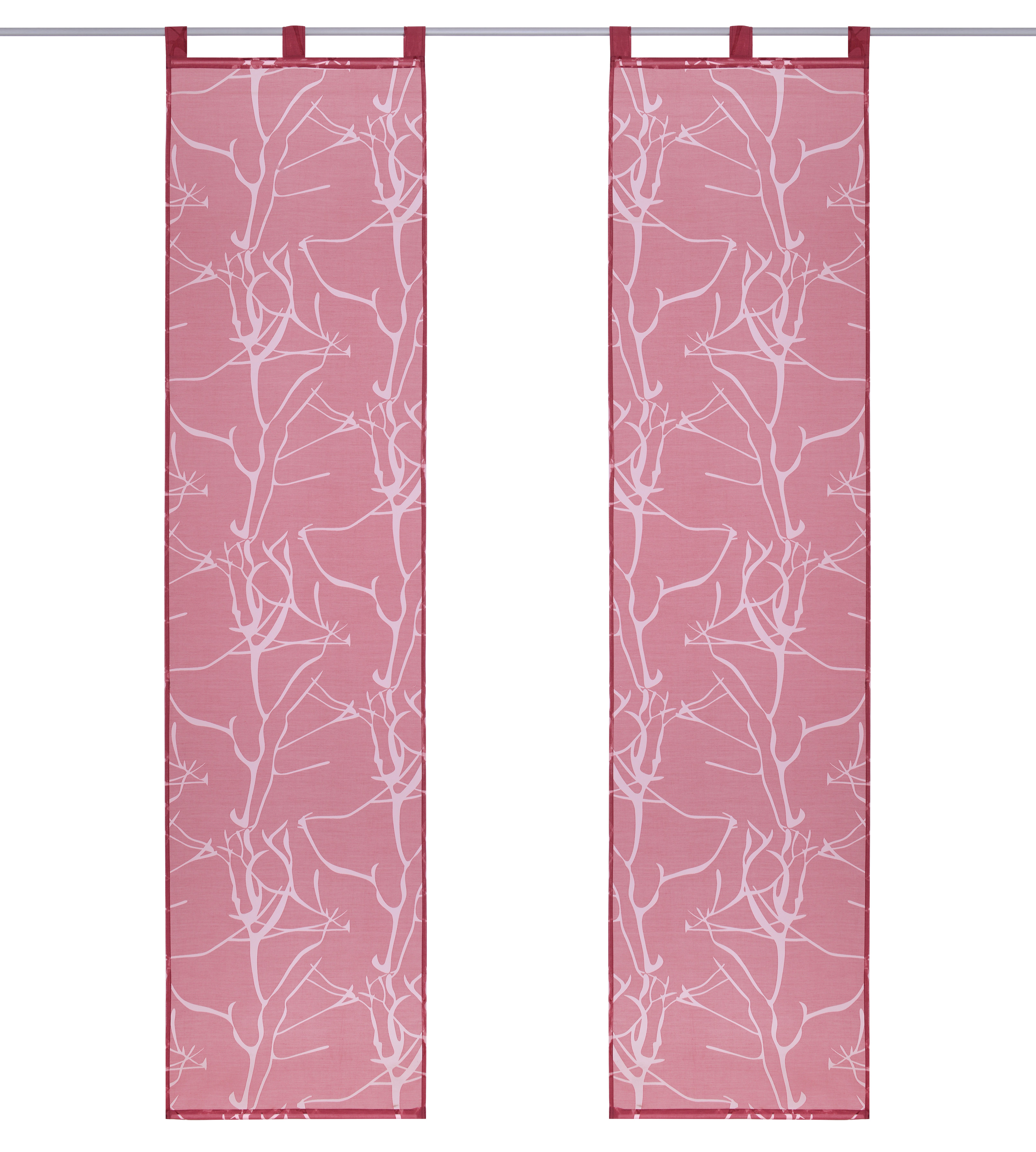 my home Schiebegardine Anna (1 St), Schlaufen, halbtransparent, Ausbrenner, günstig online kaufen