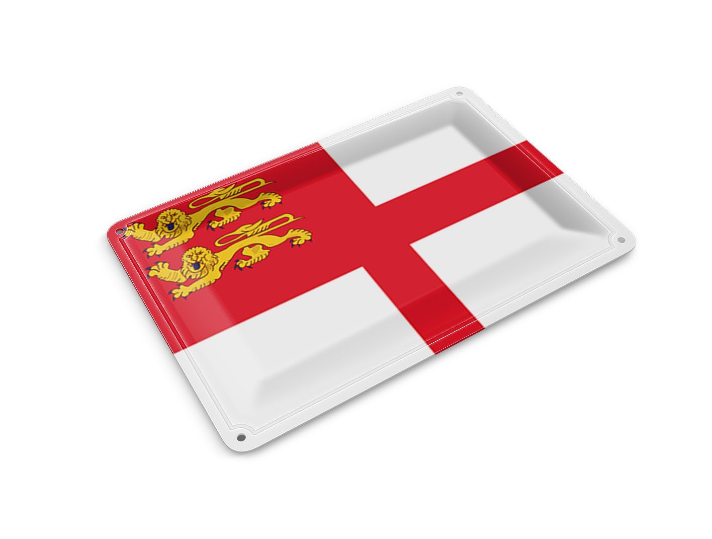 Femer GmbH Postkarte Flagge Sark 14x10 cm Flag of Sark, unfrankiert