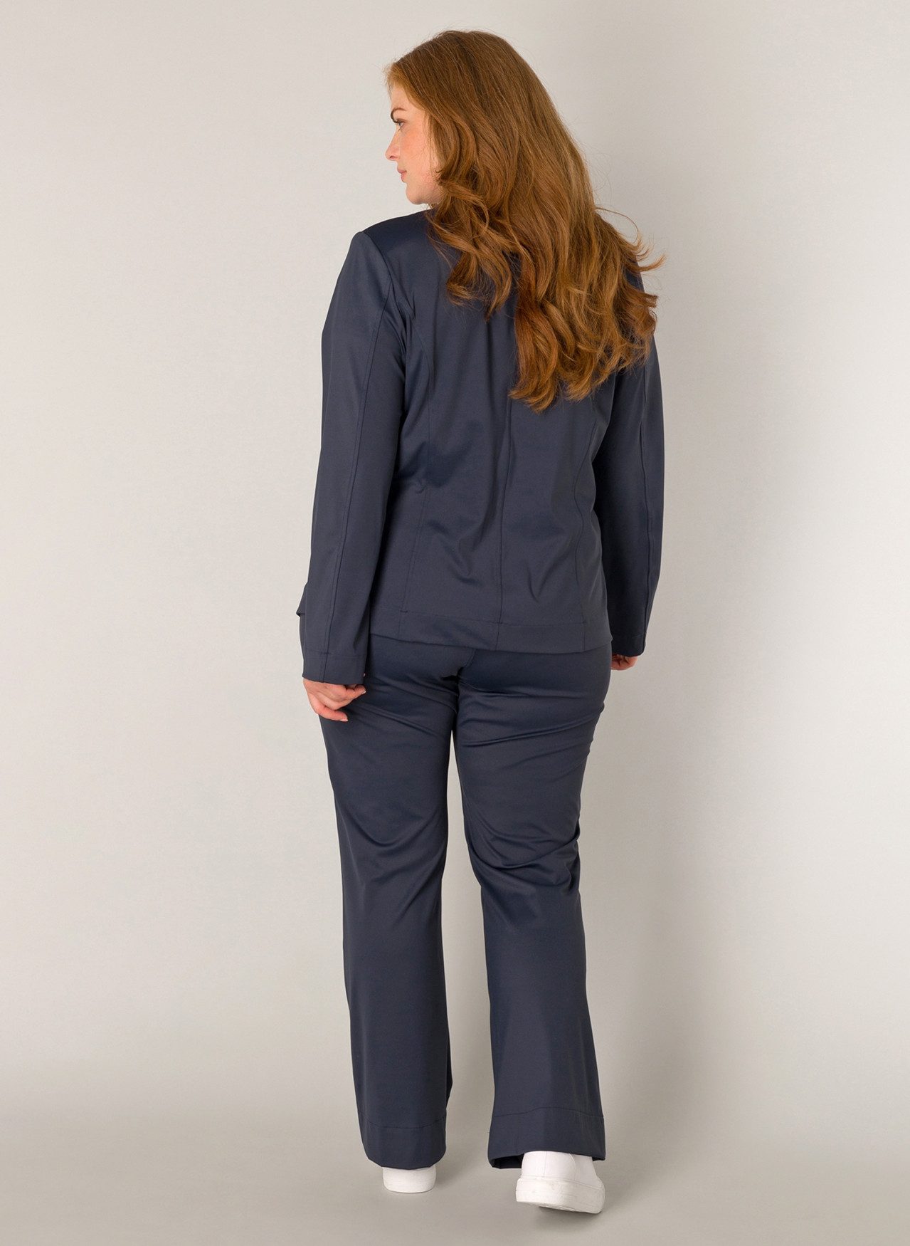 Base Level Curvy Jackenblazer Leah mit Reverskragen und Stretch günstig online kaufen