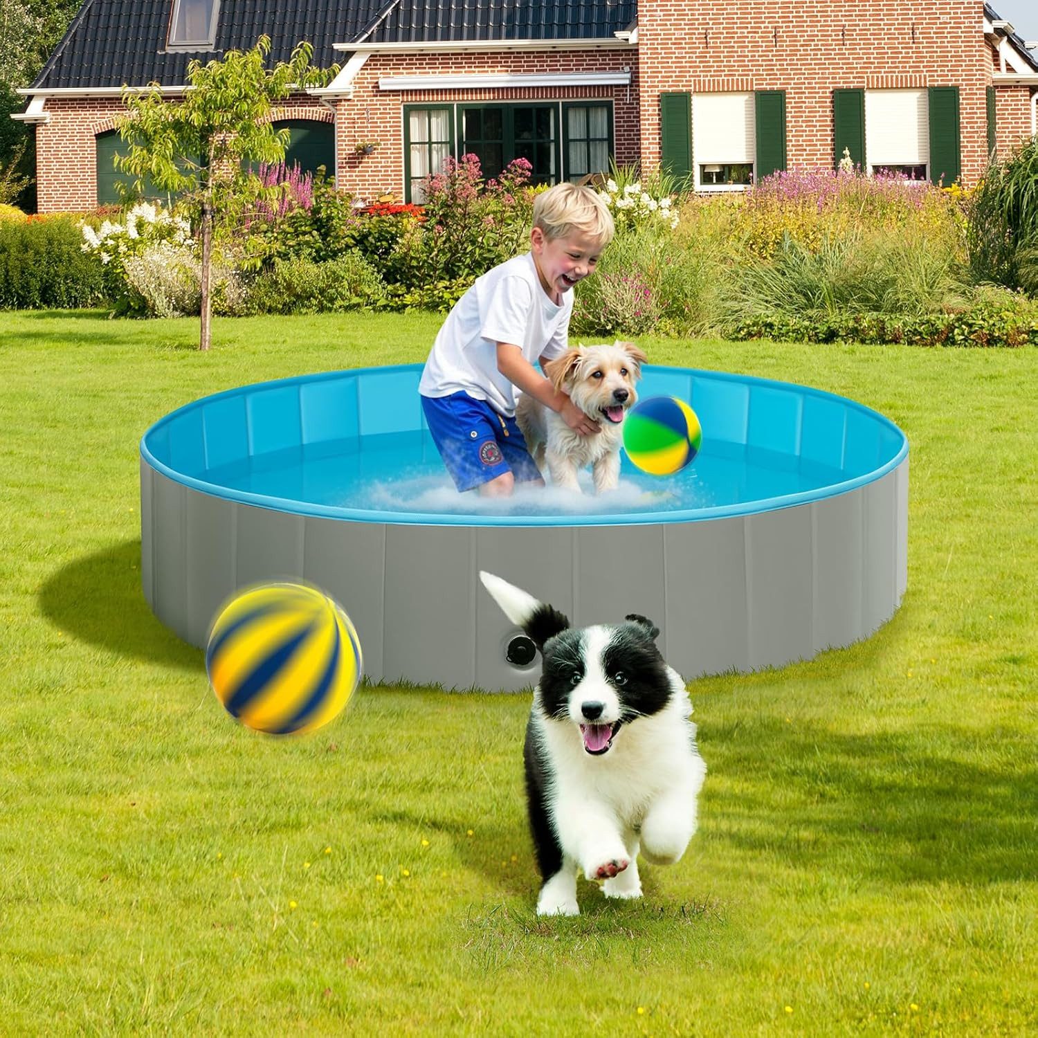 EUGAD Planschbecken, (1-tlg), Hundebadewanne aus PVC günstig online kaufen