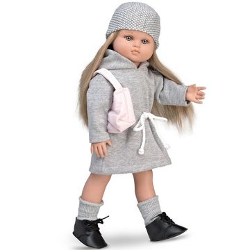 Lamagik Anziehpuppe Martha 42cm mit langen blonden Haaren und Bekleidung