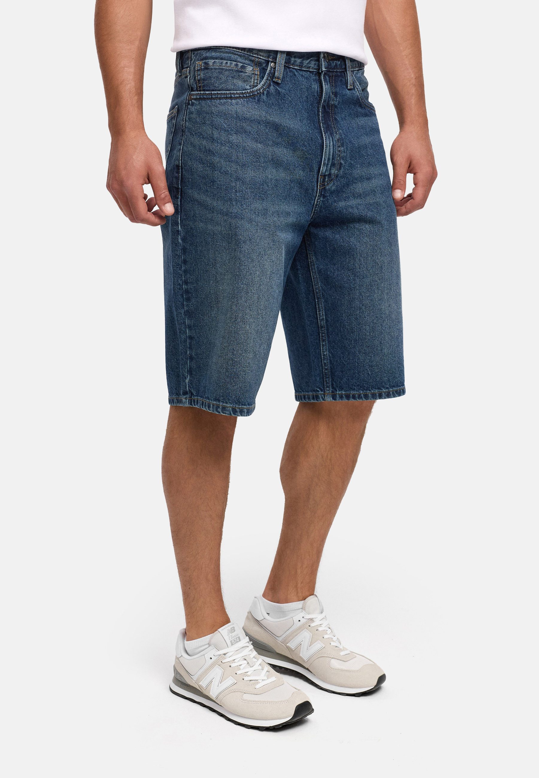 INDICODE Jeansshorts Herren Jeansshorts INZelmon Herrenshorts aus 100 % Baumwolle – Bild 4 von 5