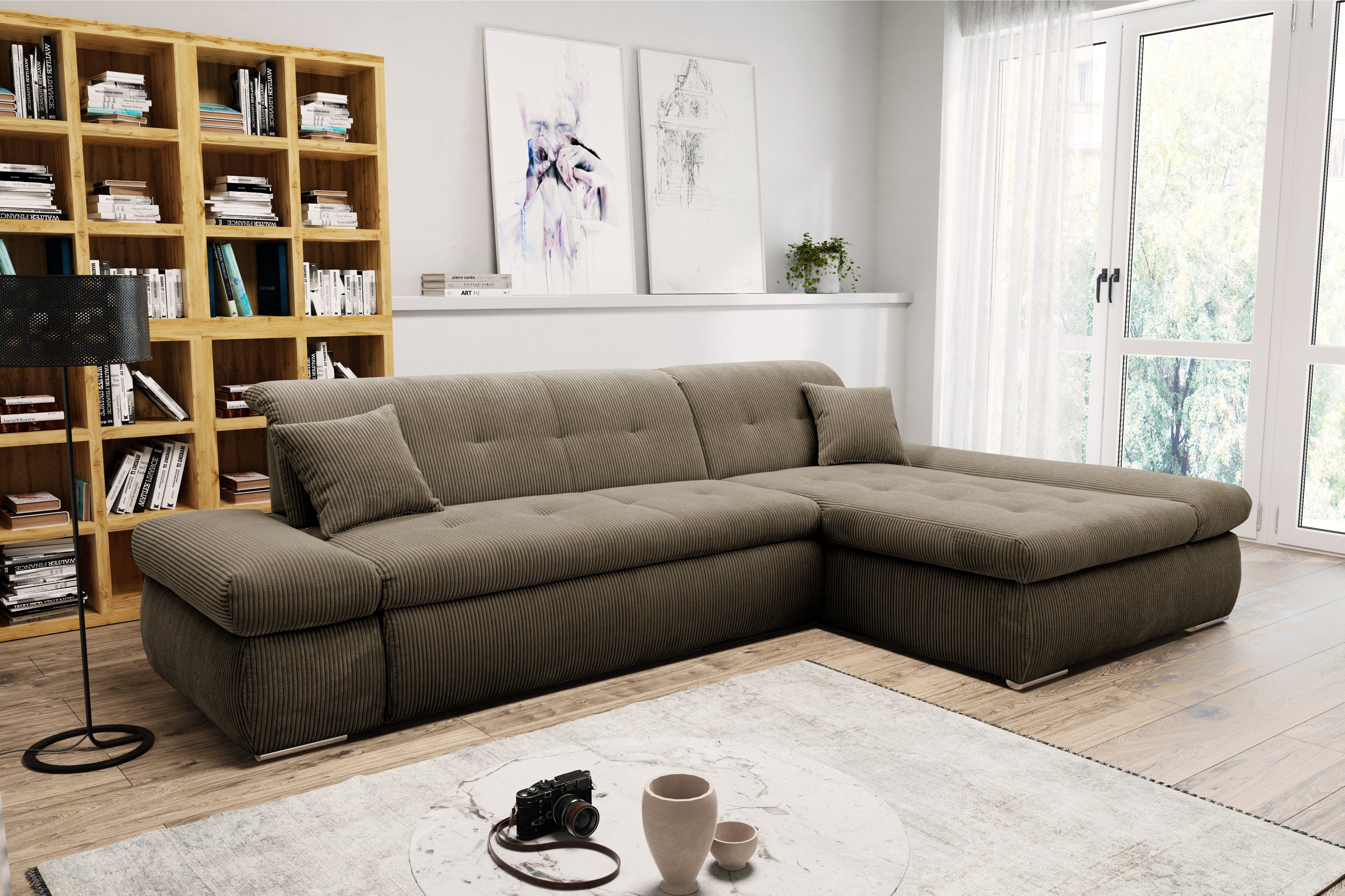DOMO collection Ecksofa Moric, L-Form, XXL-Sofa - Breite 300cm, viel Platz, günstig online kaufen