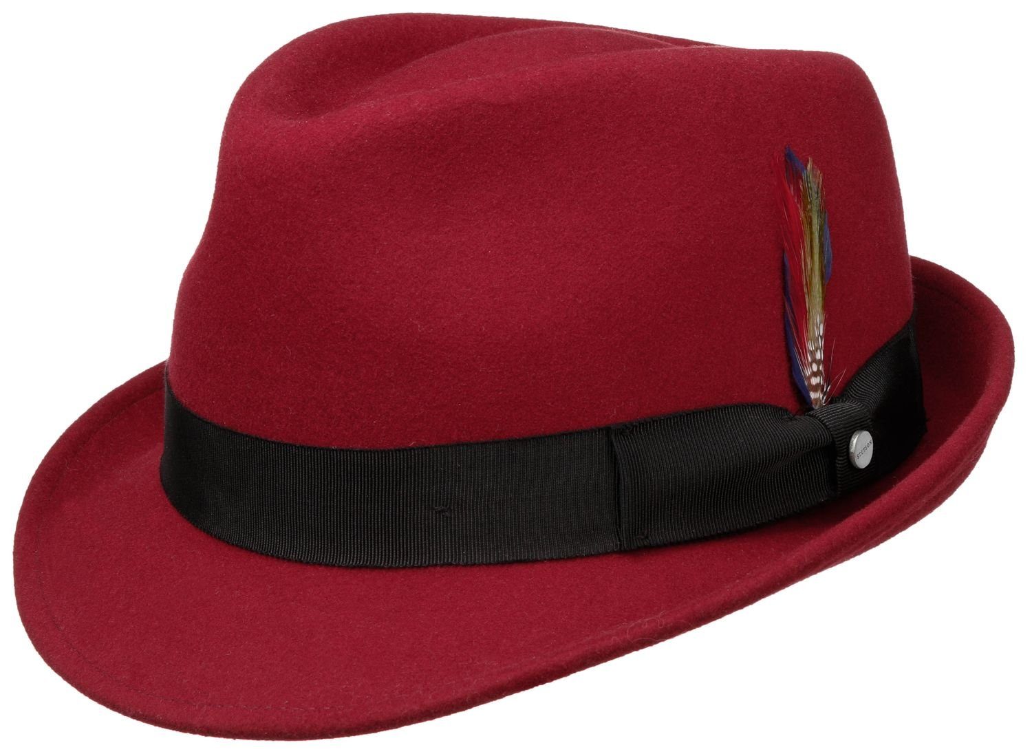 Stetson Filzhut knautschbarer Trilby Asahi Guard-Ausrüstung 82 rot/navy