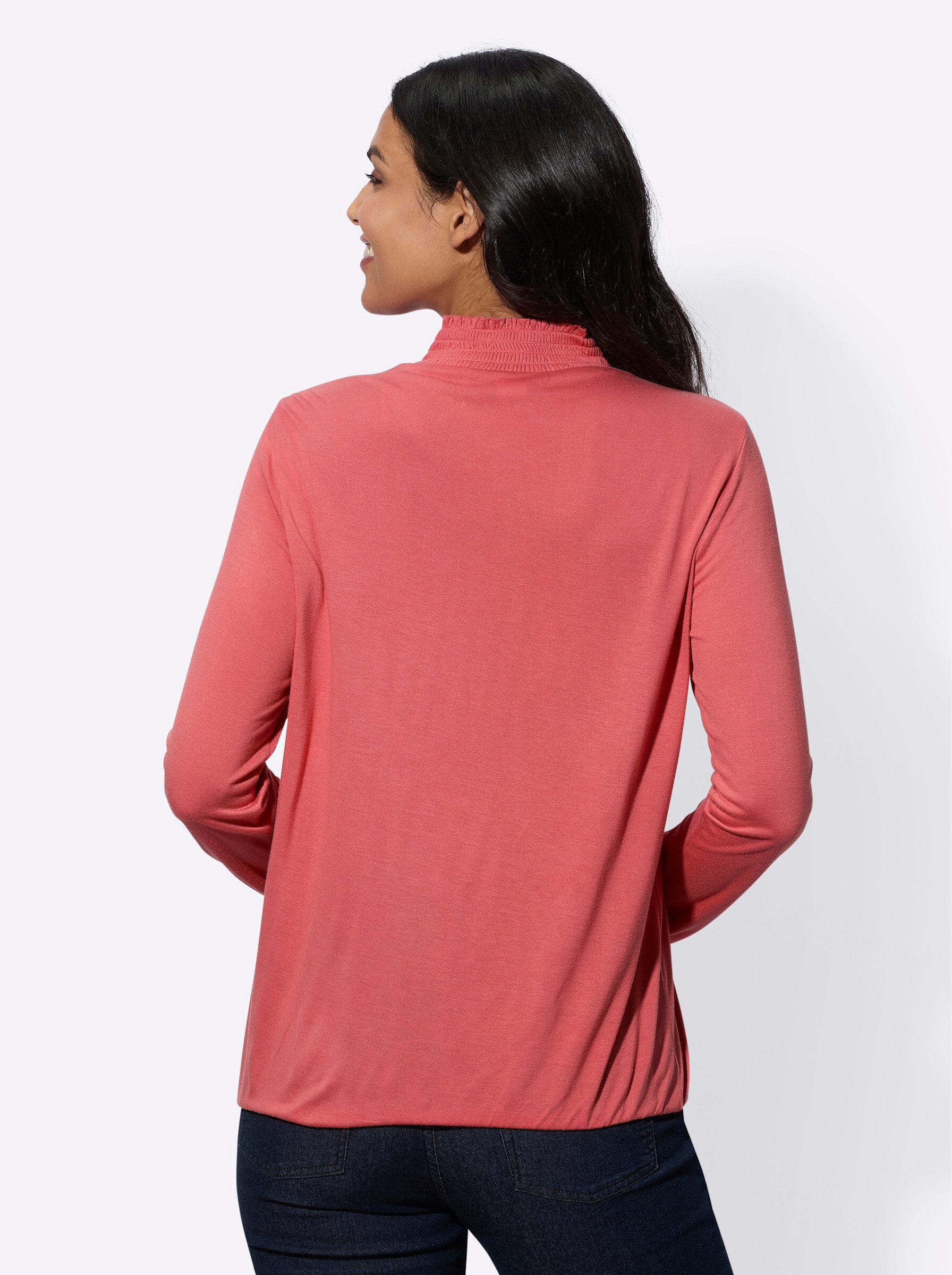 Sieh an! T-Shirt Stehkragenshirt günstig online kaufen