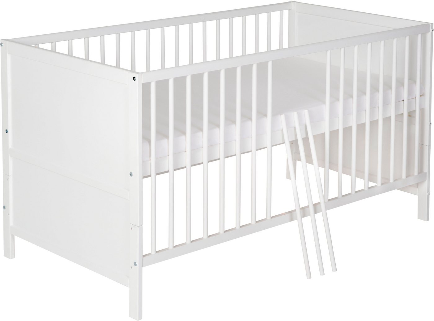Schardt Babymöbel-Set »Lenny«, (Spar-Set, 2-St), mit Kinderbett und Wickelregal-HomeTrends
