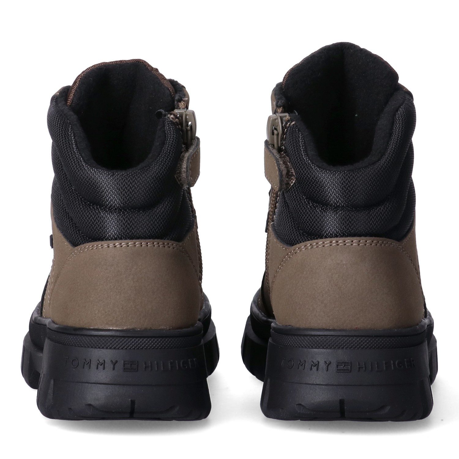 Tommy Hilfiger Schnürboots Herbstboots, Outdoorboots mit weich gepolstertem Schaftrand