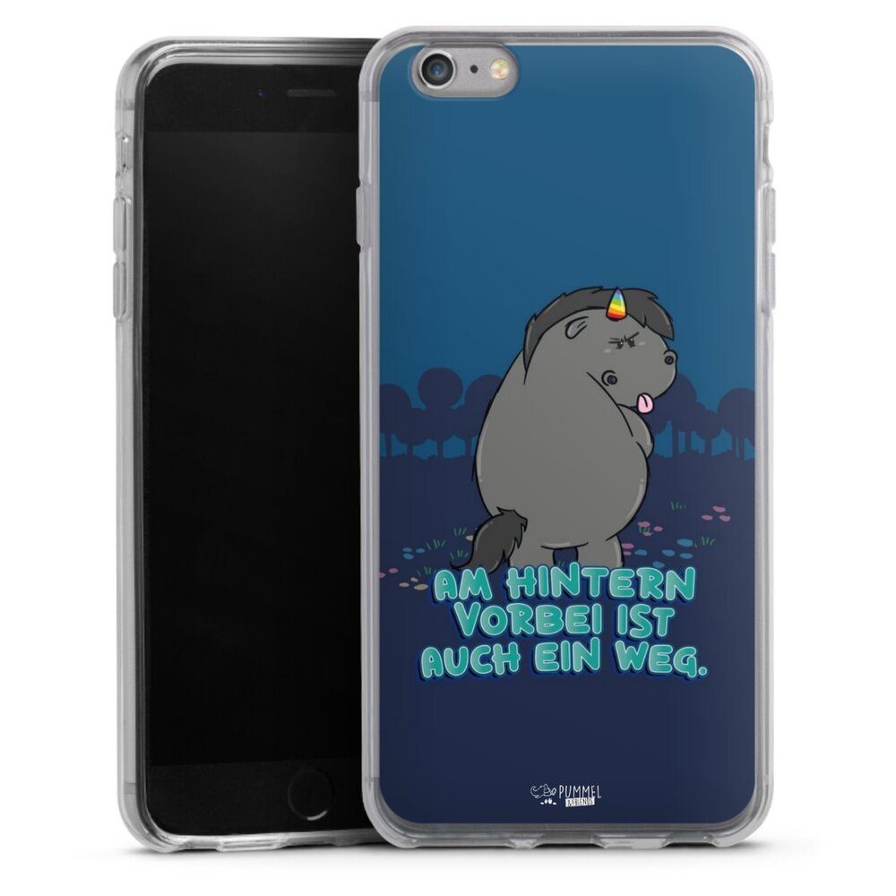 DeinDesign Handyhülle Grummeleinhorn am Hintern vorbei, Apple iPhone 6s Plus Silikon Hülle Bumper Case Handy Schutzhülle