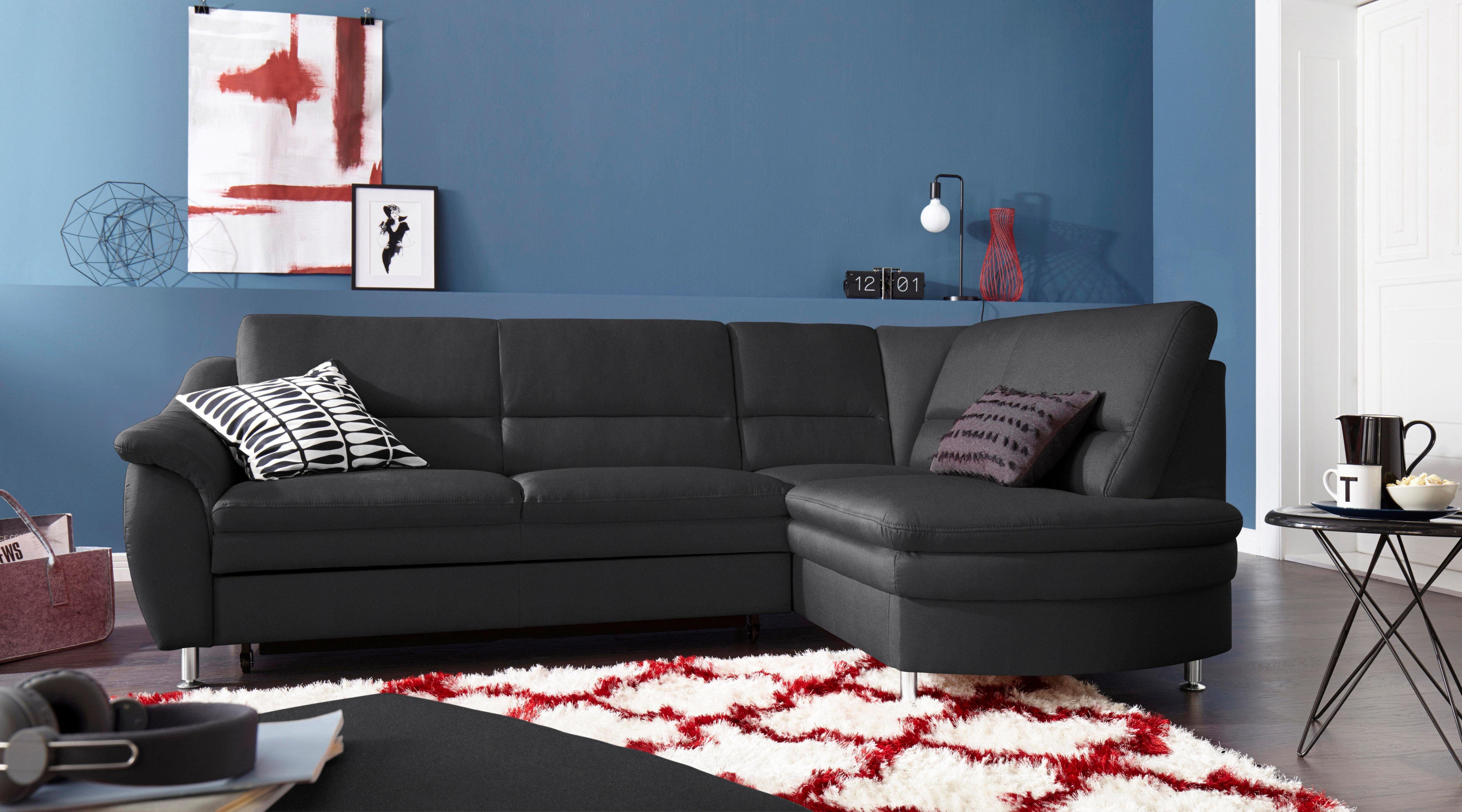 sit&more Ecksofa "Cardoso L-Form", mit Federkern, wahlweise mit Bettfunktio günstig online kaufen