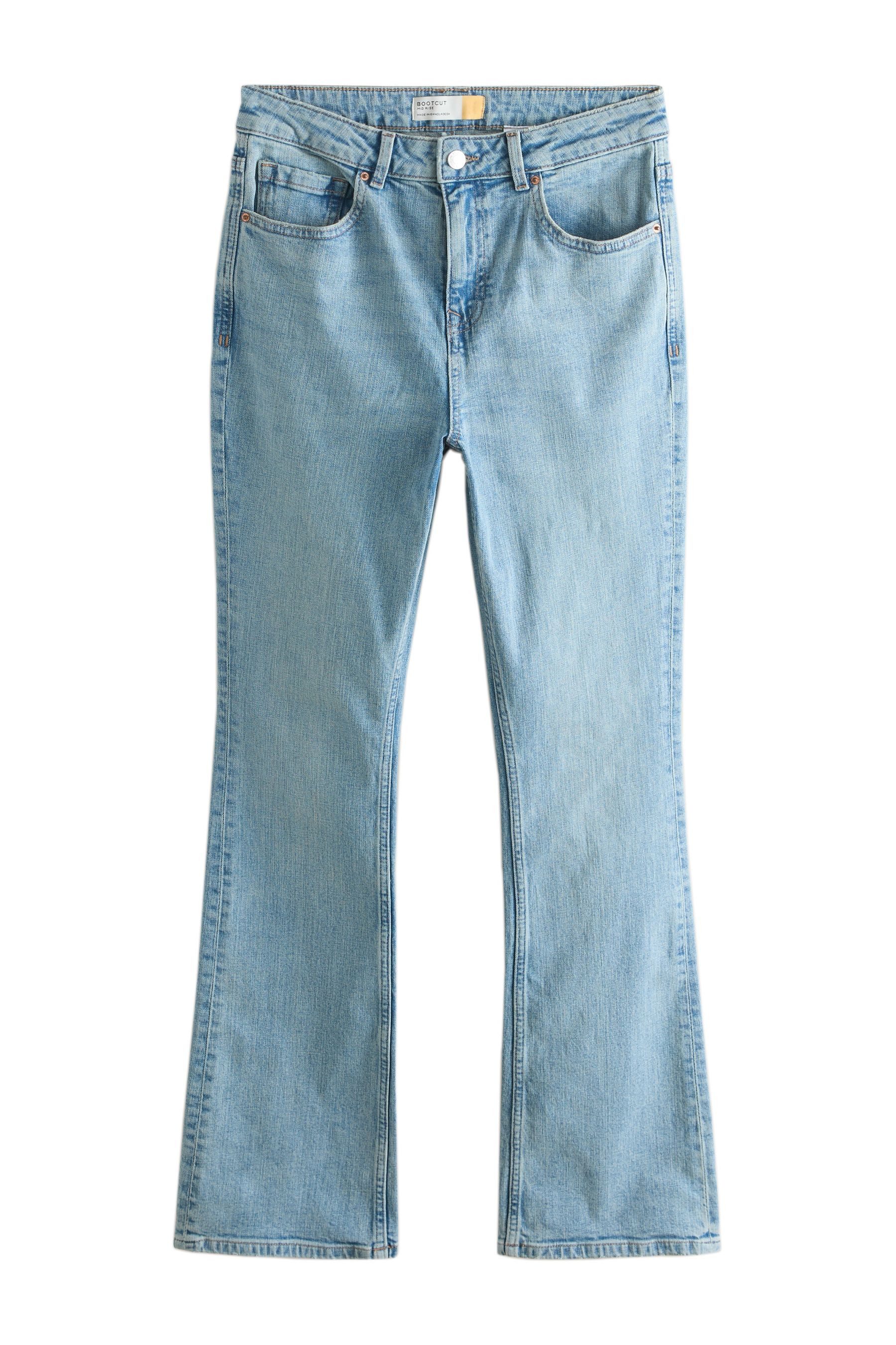Bootcut-Jeans Authentische Bootcut-Jeans mit mittelhohem Bund