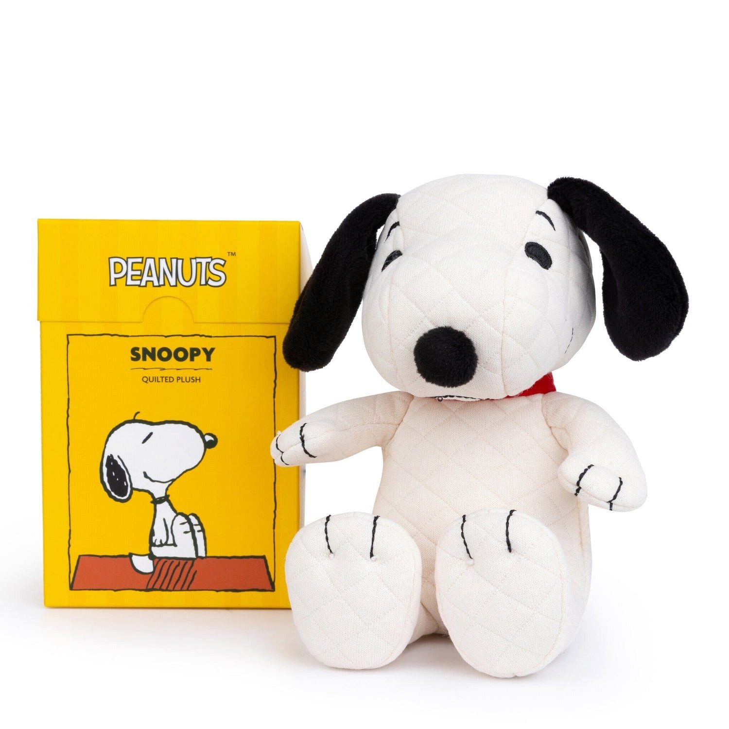 Bon Ton Toys Kuscheltier Snoopy Quilted in Box gelb 17cm von Peanuts x Bon Ton Toys