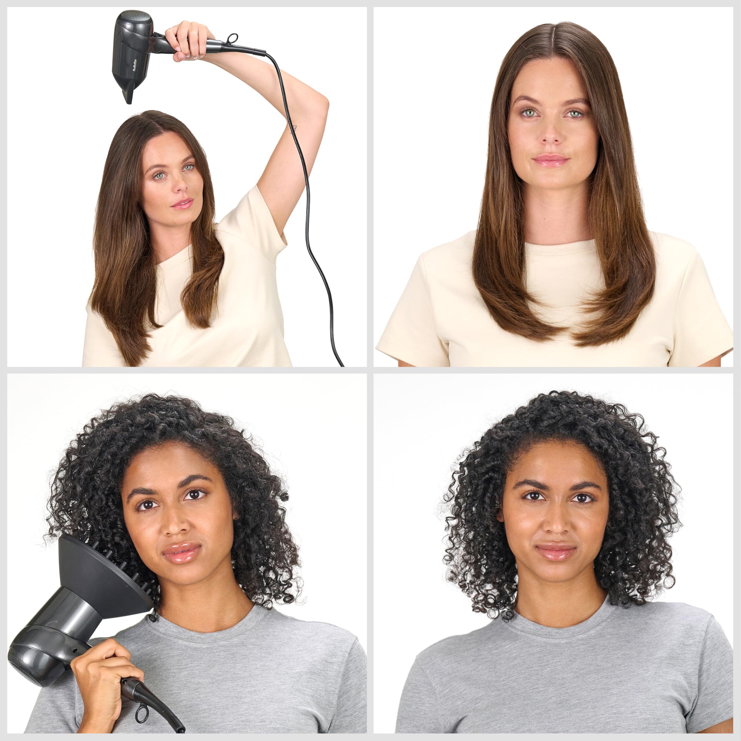 BaByliss Haartrockner D6200DE, Leistungsstarker, kompaktes Ti-Design, Ionentechnologie gegen Frizz