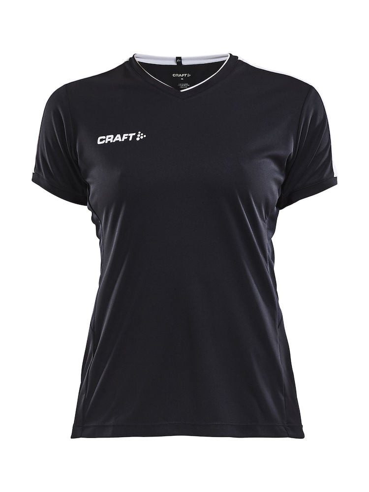 Craft T-Shirt Sport-Shirt Progress Practice (100% Polyester) schwarz Damen