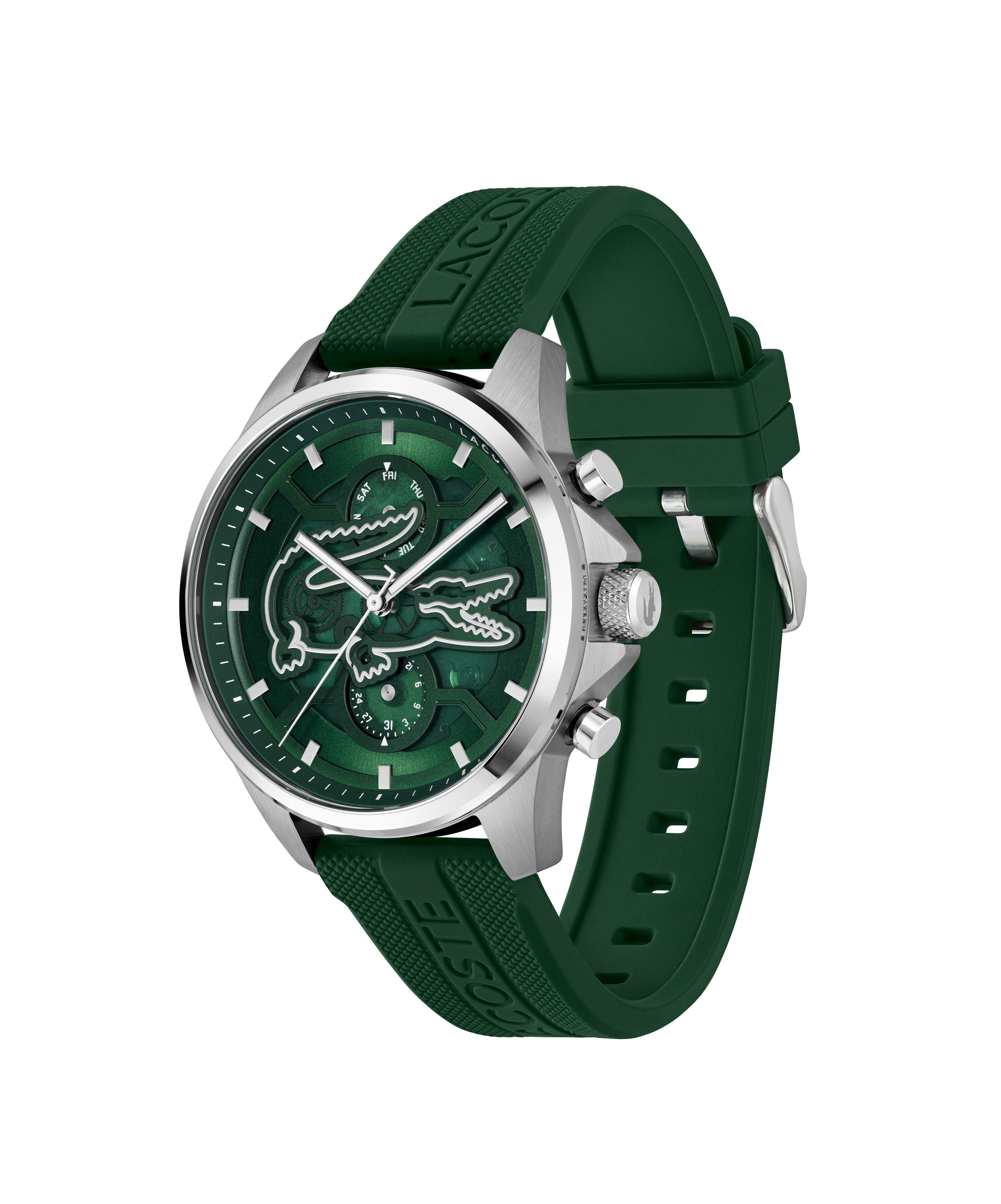 Lacoste Multifunktionsuhr ARTHOR 2011536, Quarzuhr, Armbanduhr, Herrenuhr, Silikonarmband, analog