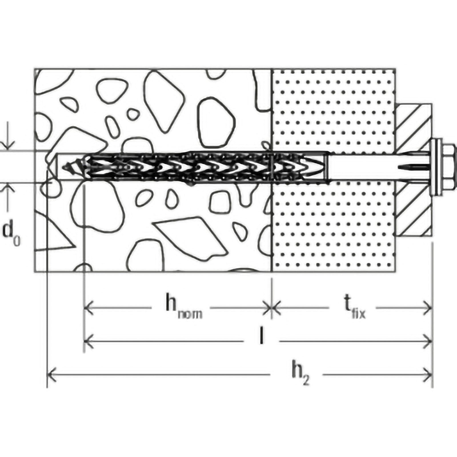 Fischer Langschaftdübel Fischer Langschaftdübel SXRL 8x80 FUS K (4) - 544547