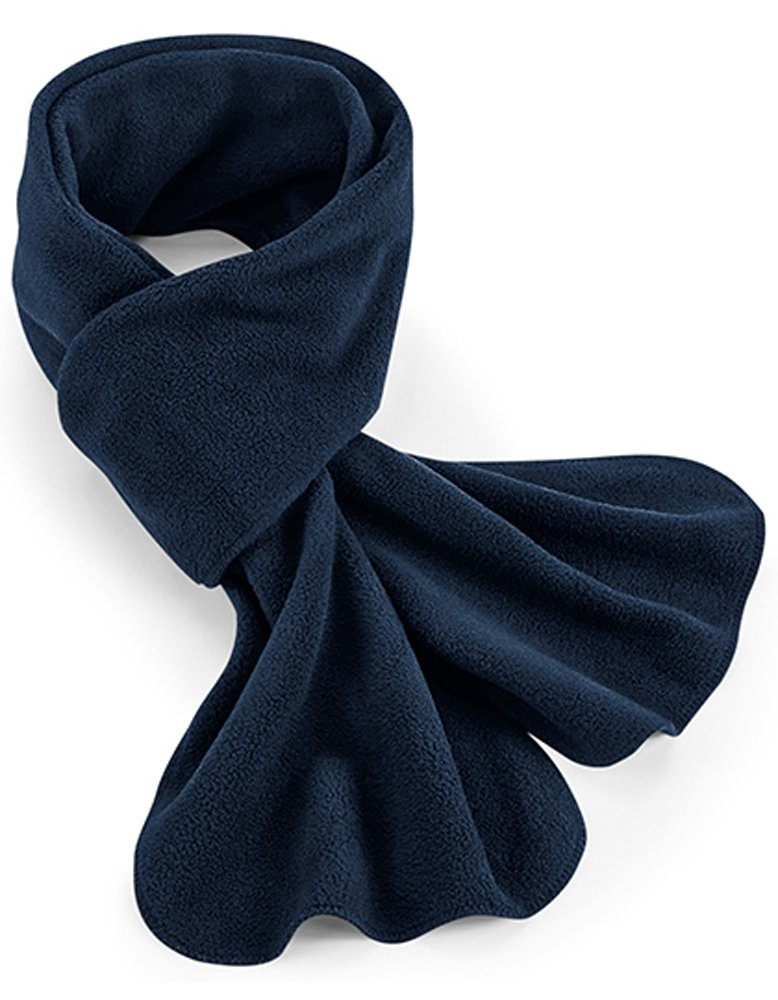 Polyester, Winter Recycelter Fleeceschal Navy Ultra-Thermostoff French Scarf, Stadler Schal Modescout