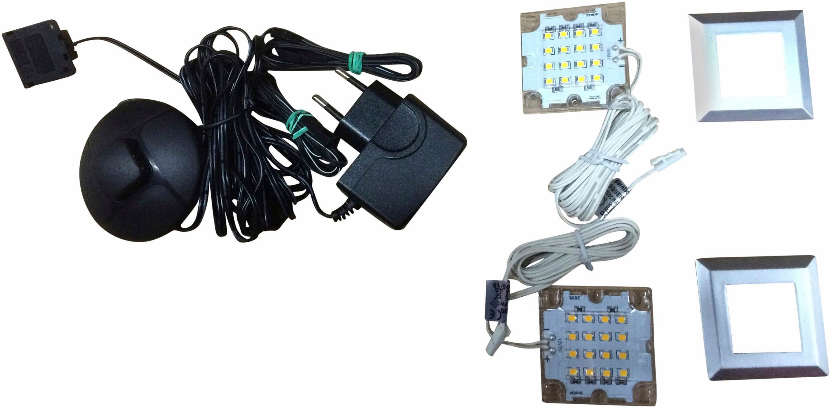 trendteam LED Schrankinnenraumbeleuchtung, Ein-/Ausschalter, LED fest integriert, Warmweiß