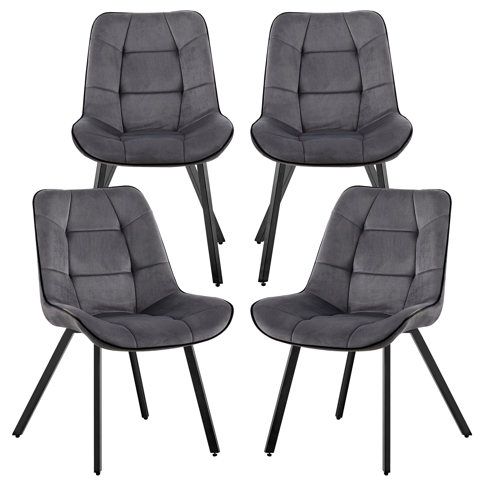 TRISENS Polsterstuhl Iris (Set, 4 St), günstig online kaufen
