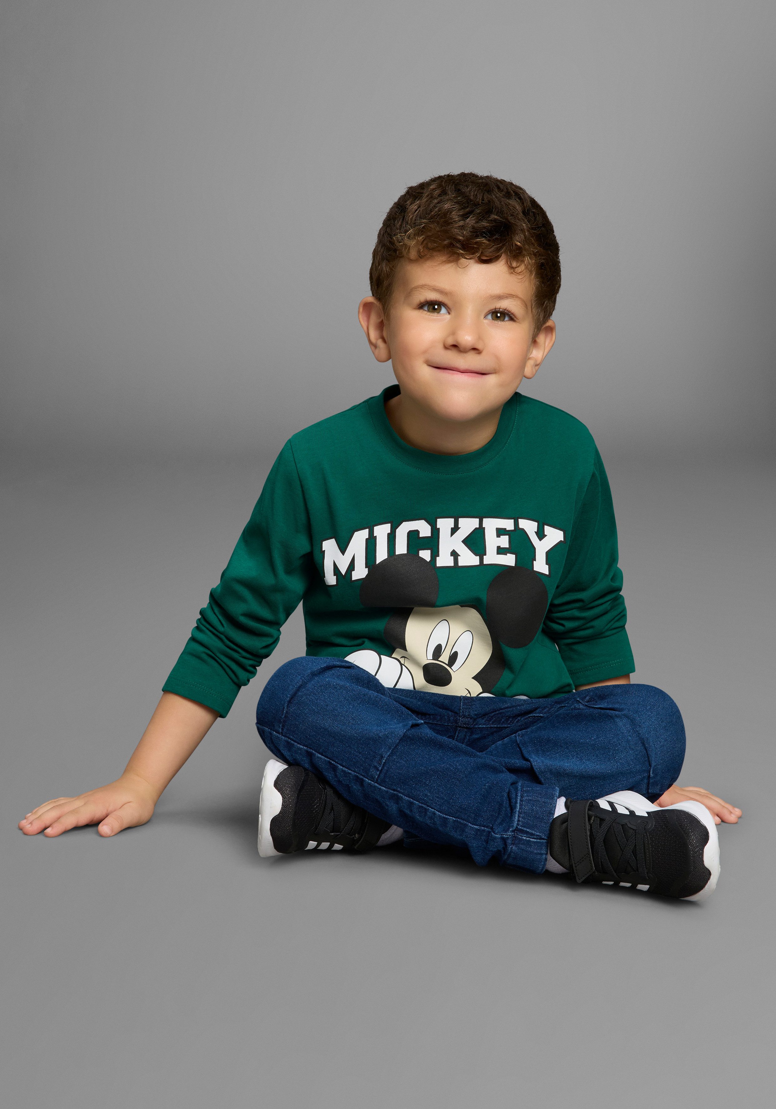 KIDSWORLD Langarmshirt MICKEY Mouse - Disney Shirt Disney Shirt mit Mickey Mouse Druck – Bild 4 von 5