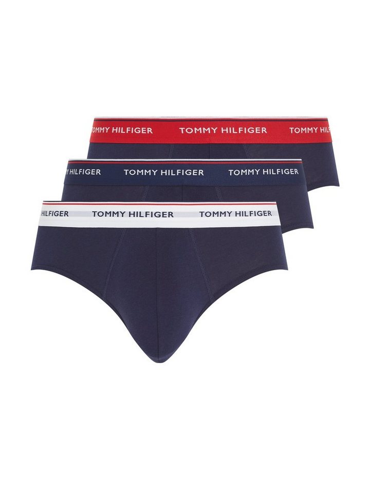 Tommy Hilfiger Underwear Slip 3P BRIEF (Packung, 3-St., 3er-Pack) mit Logo -Elastikbund