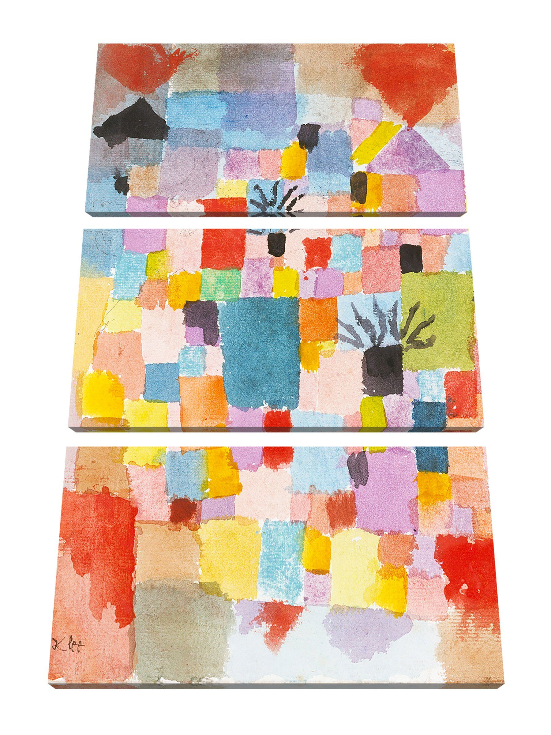Pixxprint Leinwandbild Paul Klee Südliche Gärten, Paul Klee
