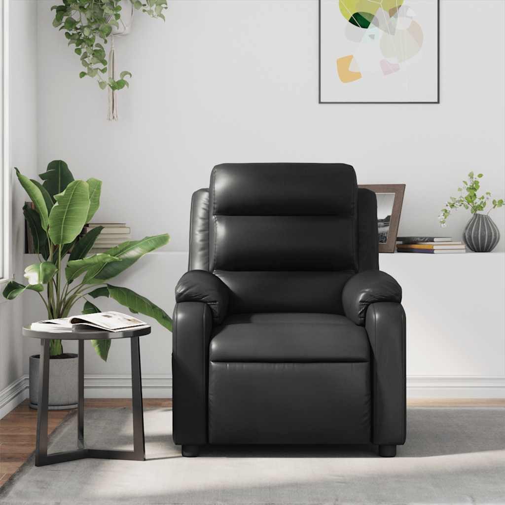 vidaXL Sessel Massagesessel Schwarz Kunstleder (1-St) günstig online kaufen