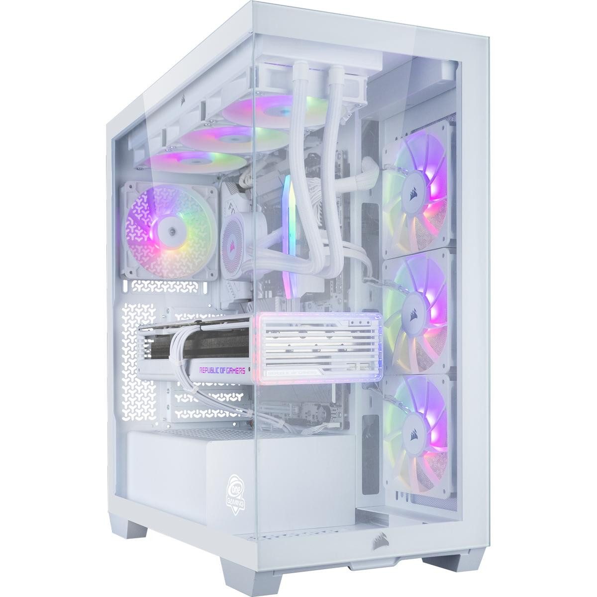 ONE GAMING Gaming PC IR884 Gaming-PC (Intel Core i7 13700KF, Radeon RX 9070, 32 GB RAM, 2000 GB SSD, Wasserkühlung)