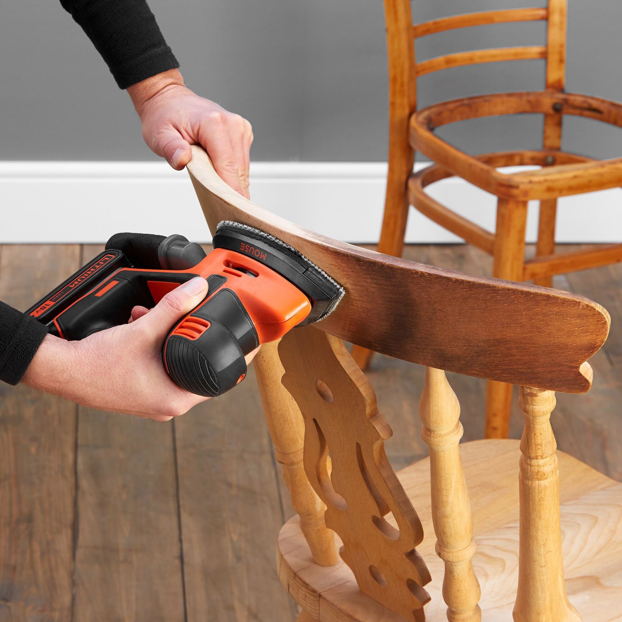 Black + Decker Deltaschleifer BLACK+DECKER Akku-Dreieckschleifer Mouse BDCDS18N
