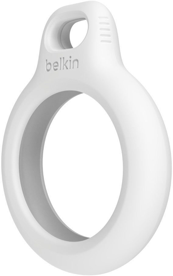 Belkin Schlüsselanhänger Secure Holder Schlaufe für weiß AirTag mit Apple