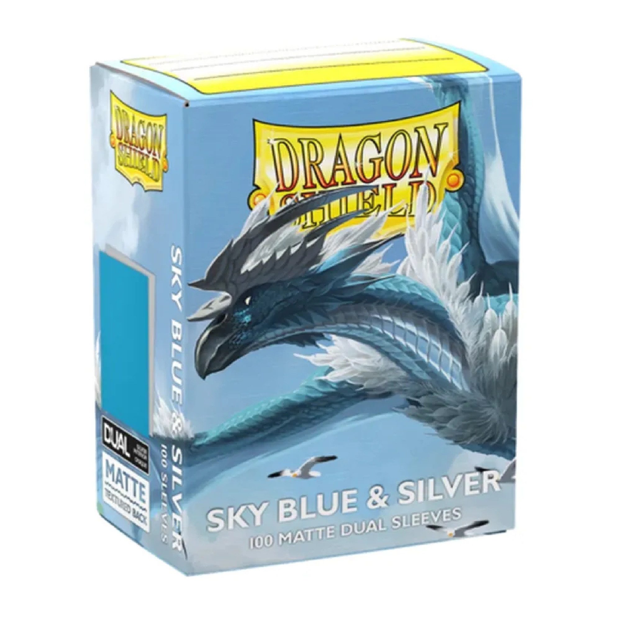 Dragon Shield Sammelkarte Dragon Shield Sky Blue&Silver Sleeves Standard 100