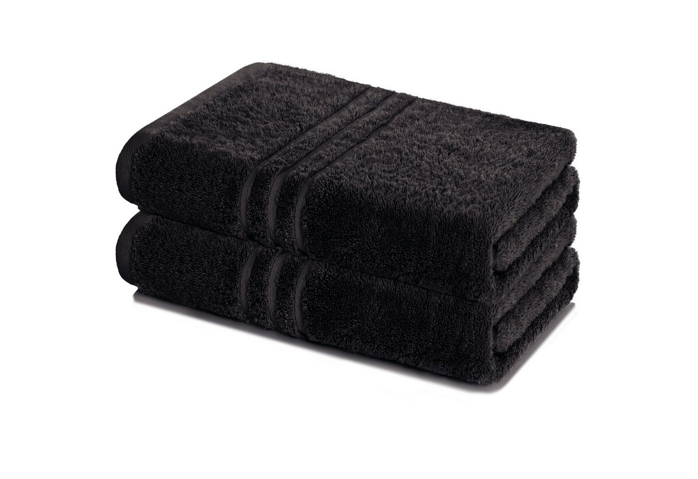 Lavea Badetuch Elena 2er Set Badetücher 100x150 cm, Duschtuch, 500 g/m² Frottier, weich & saugstark, pflegeleicht