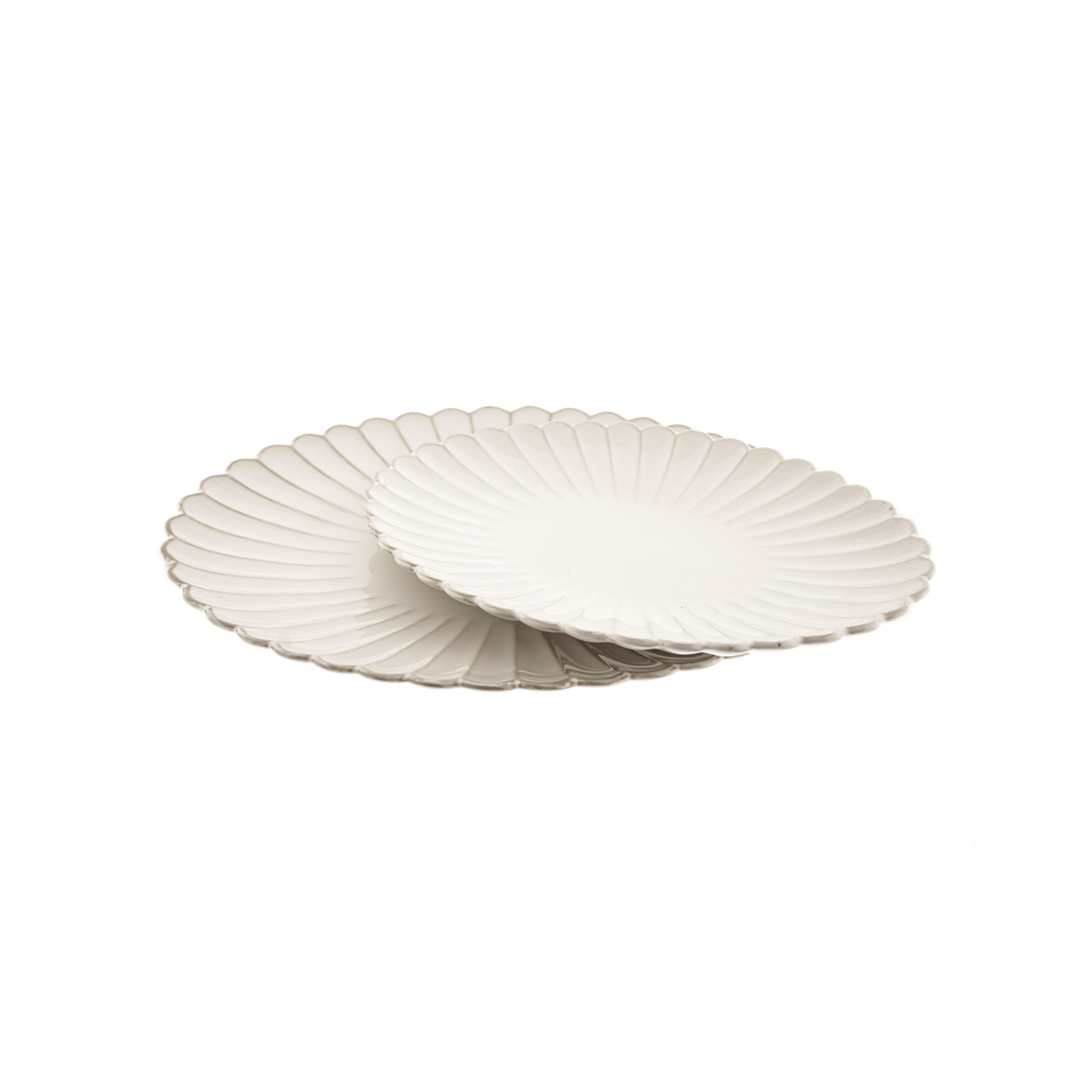 Almina Servierplatte Bloomy aus hochwertigem Porzellan - 2er-Set, Porzellan, (2-tlg)