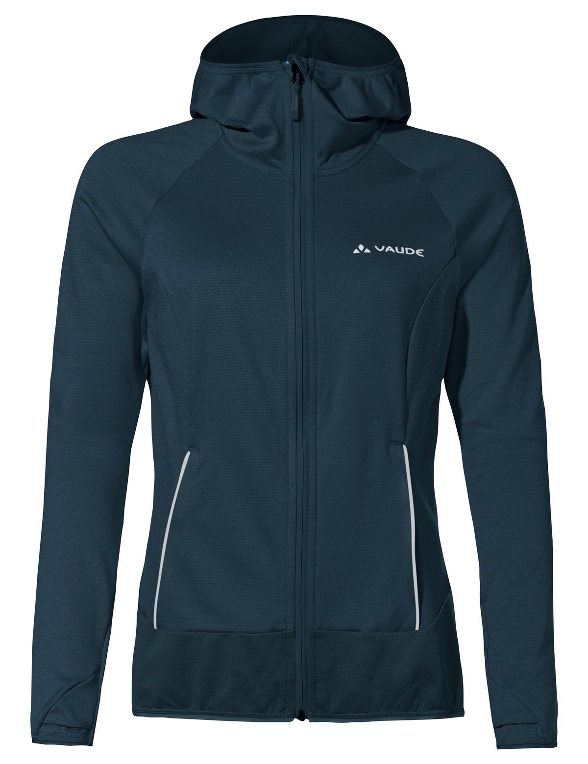 kompensiert sea (1-St) Klimaneutral dark Tekoa VAUDE Jacket Outdoorjacke Women's II Fleece